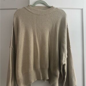 Women’s Beige Mock Neck Sweater From Grey Bandit